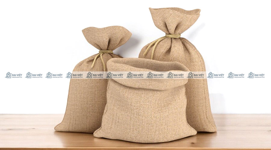 Bao tải đay được làm từ sợi đay tự nhiên bền chắc Bao tải đay được làm từ sợi đay tự nhiên bền chắc