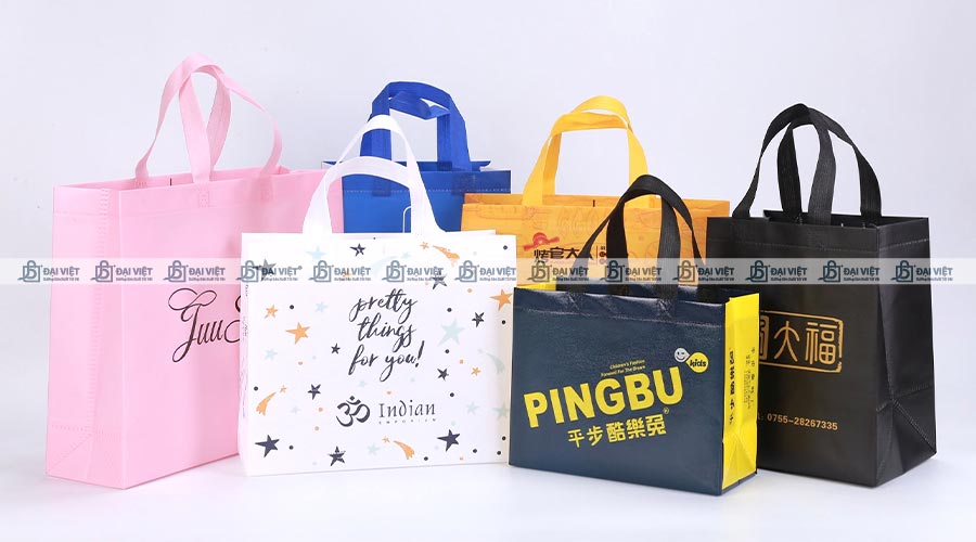 Các kích thước phổ biến của túi vải không dệt cán màng Các kích thước phổ biến của túi vải không dệt cán màng