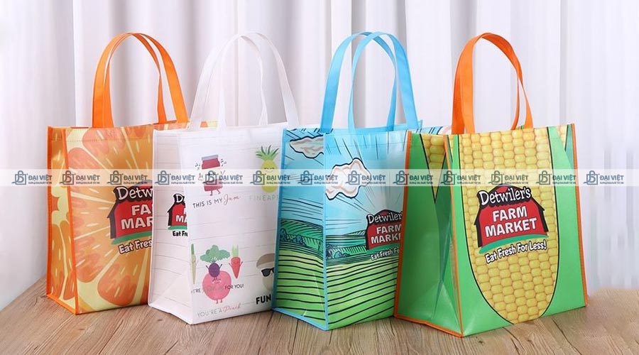 Các màu sắc phổ biến của túi vải không dệt cán màng Các màu sắc phổ biến của túi vải không dệt cán màng