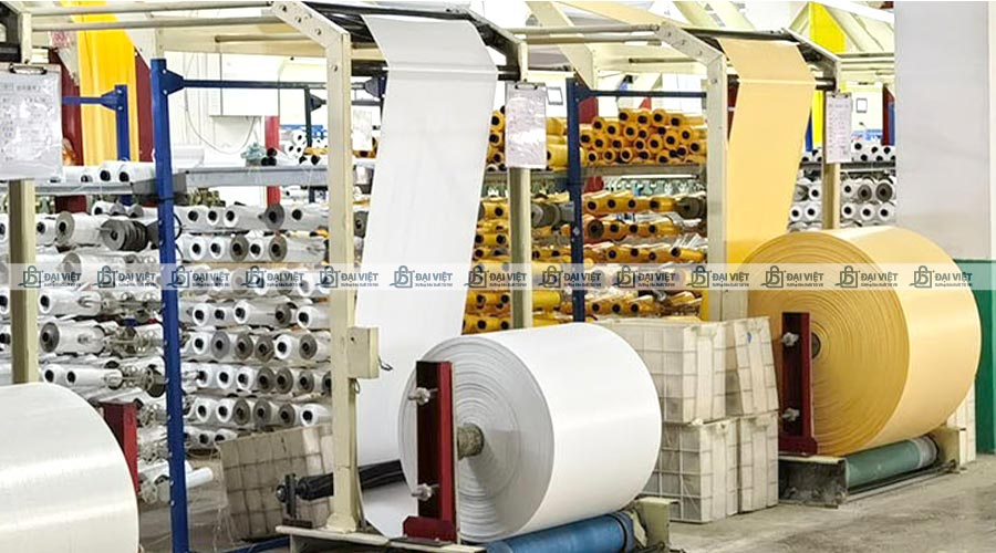 Công nghệ sản xuất vải PP dệt tiên tiến tại xưởng Đại Việt Công nghệ sản xuất vải PP dệt tiên tiến tại xưởng Đại Việt