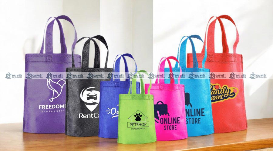 Kích cỡ linh hoạt của túi vải không dệt hình dáng dẹp Kích cỡ linh hoạt của túi vải không dệt hình dáng dẹp