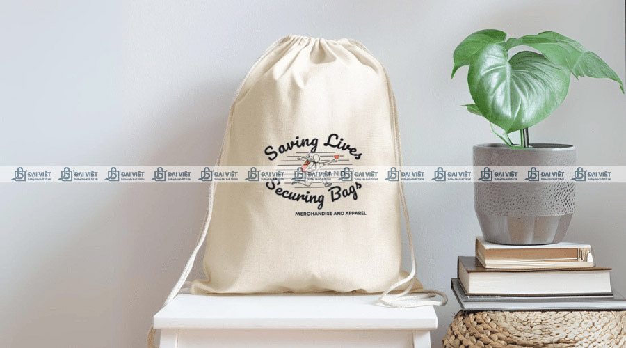 Mẫu balo dây rút vải bố kiểu dáng đẹp mắt, ưa chuộng rộng rãi Mẫu balo dây rút vải bố kiểu dáng đẹp mắt, ưa chuộng rộng rãi