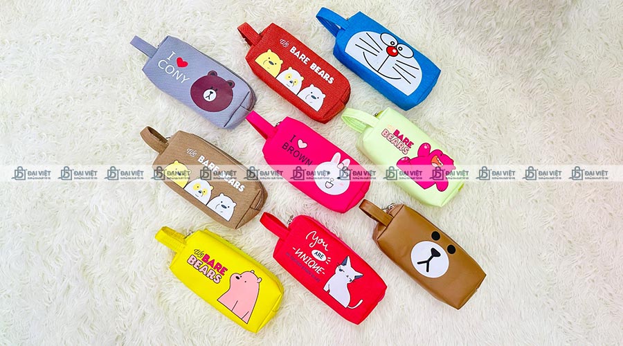 Màu sắc phong phú của ví vải canvas Màu sắc phong phú của ví vải canvas