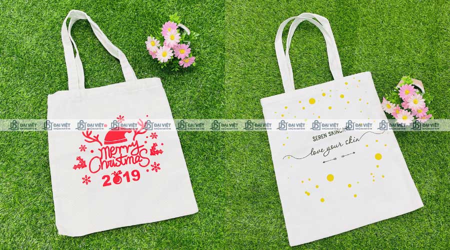 Túi vải canvas dạng dẹp đẹp mắt, thân thiện môi trường Túi vải canvas dạng dẹp đẹp mắt, thân thiện môi trường