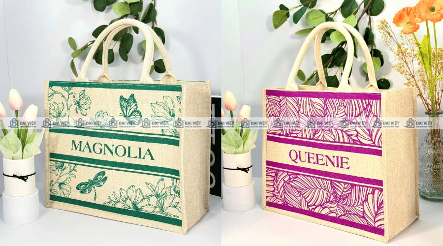 Túi vải đay linen màu sắc đa dạng, hợp thời trang Túi vải đay linen màu sắc đa dạng, hợp thời trang