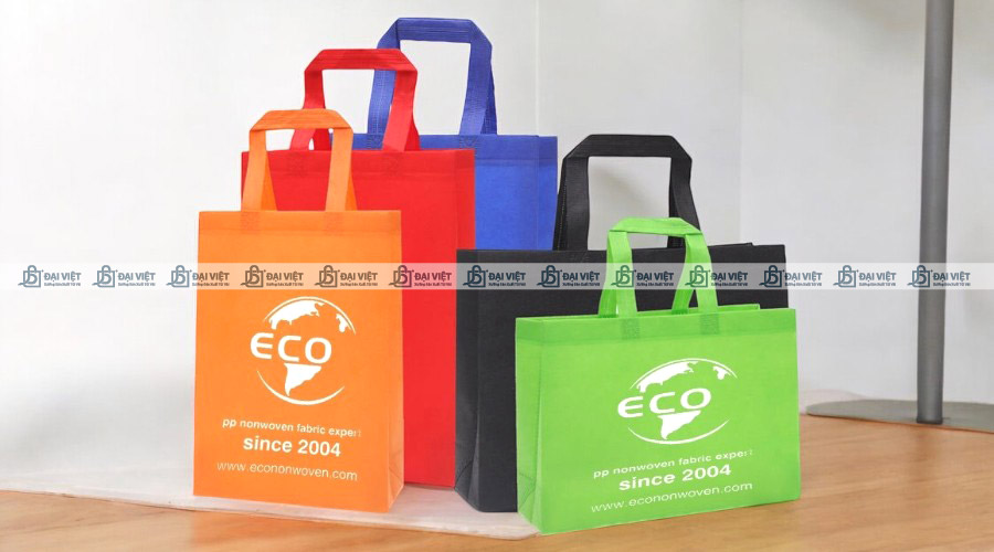 Túi vải không dệt in thông điệp bảo vệ môi trường Túi vải không dệt in thông điệp bảo vệ môi trường