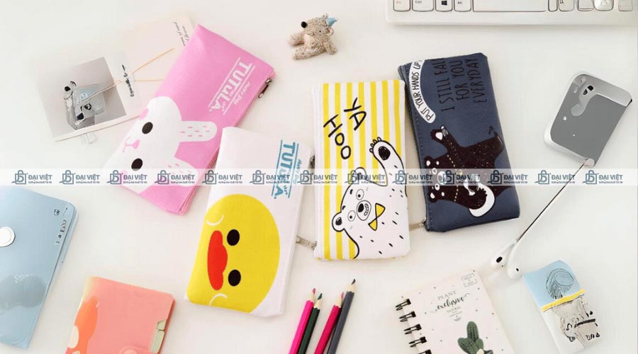 Ví vải canvas nữ dùng phương pháp in chuyển nhiệt Ví vải canvas nữ dùng phương pháp in chuyển nhiệt