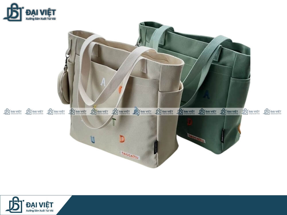 túi tote vải canvas bảo vệ môi trường
