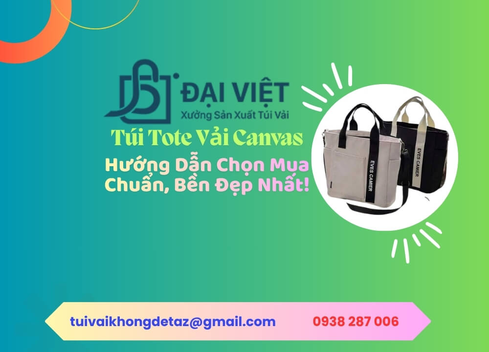 túi tote vải canvas