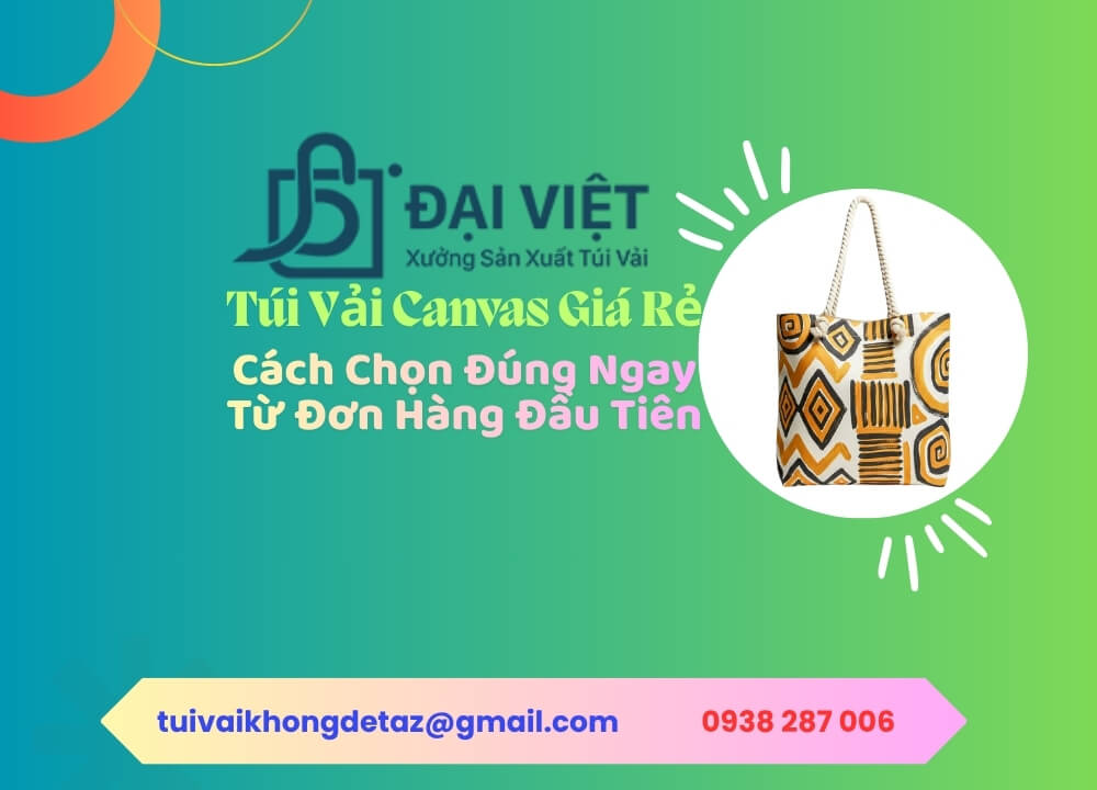 Túi vải canvas giá rẻ