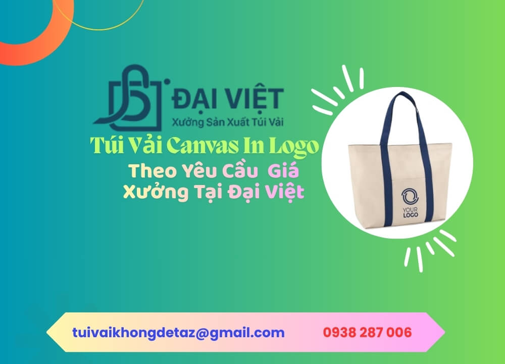 Túi vải canvas in logo