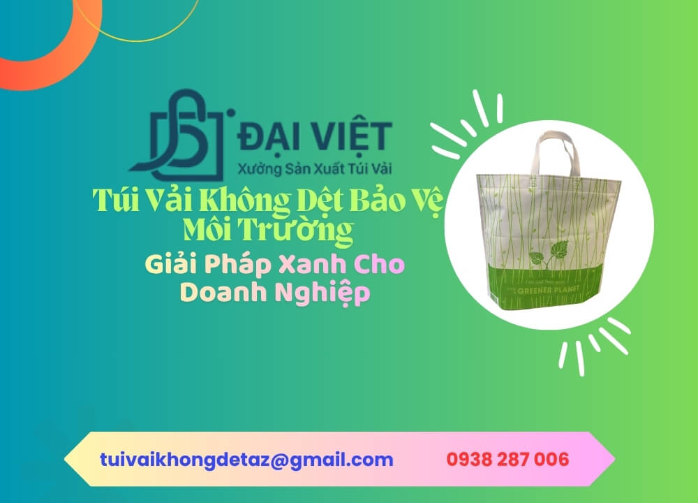 túi vải không dệt bảo vệ môi trường