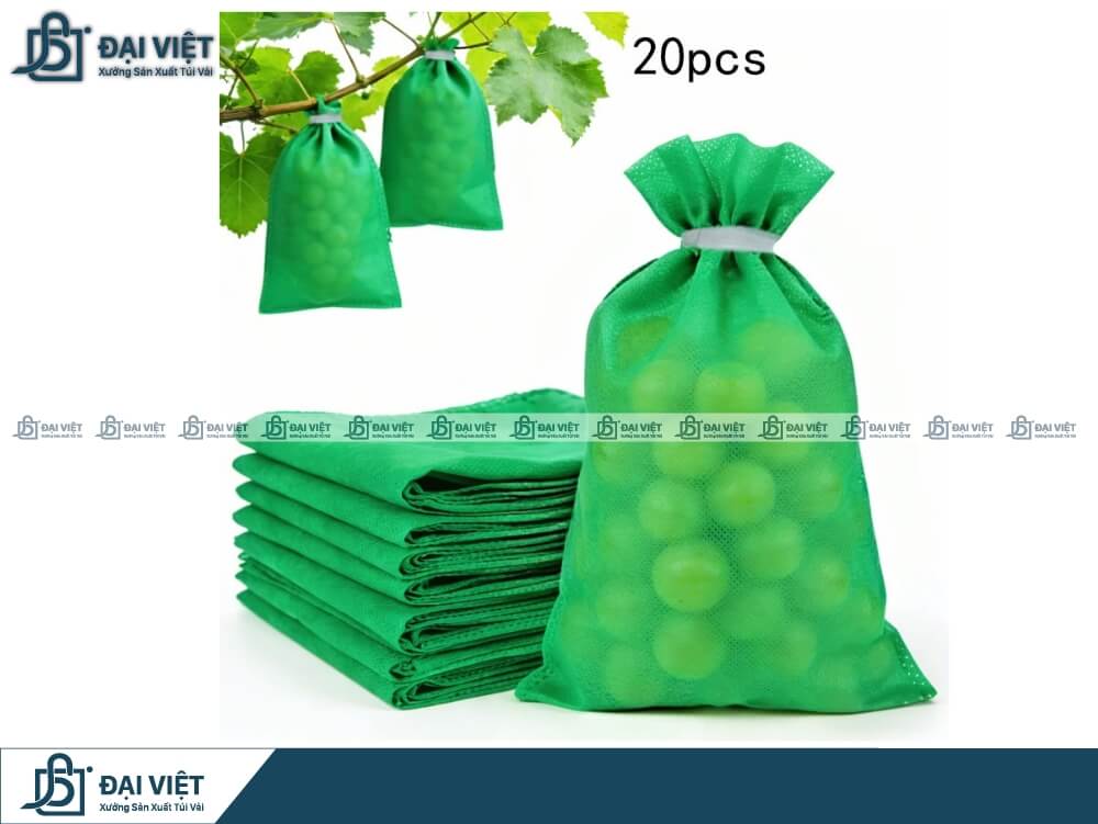 Túi vải không dệt bọc trái cây chống côn trùng