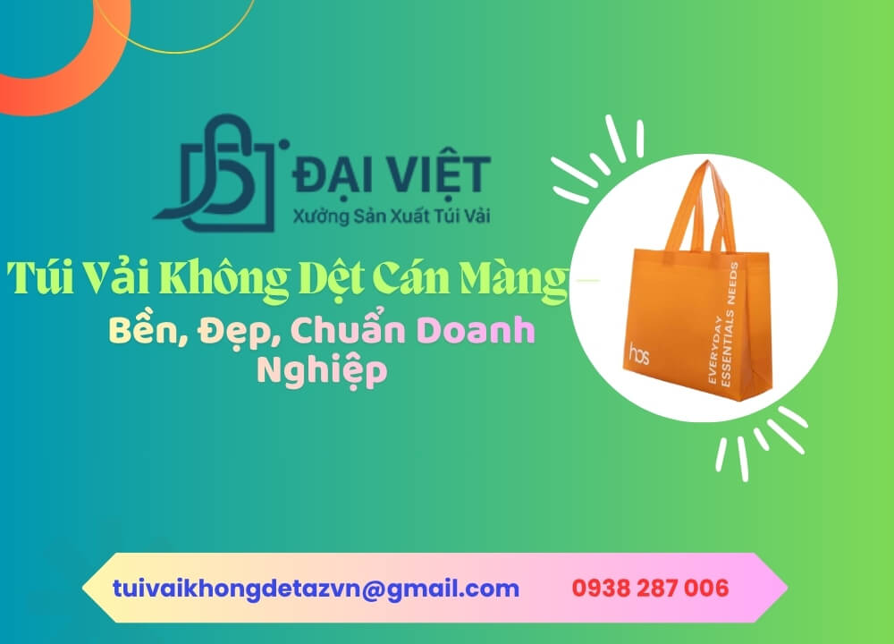 túi vải không dệt cán màng
